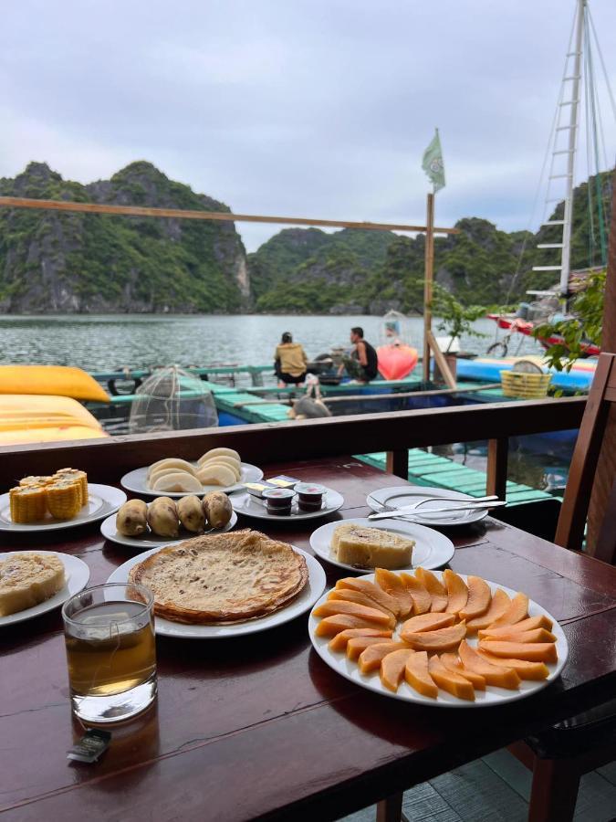 Eco Floating Farm Stay Cai Beo Chan Chau Eksteriør billede